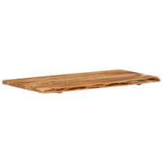 Vidaxl Površina za kopalniško toaletno mizo trdna akacija 100x52x2,5cm