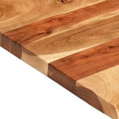 Vidaxl Površina za kopalniško toaletno mizo trdna akacija 100x52x3,8cm