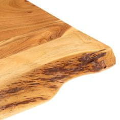 Vidaxl Površina za kopalniško toaletno mizo trdna akacija 80x52x3,8 cm