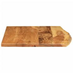 Vidaxl Površina za kopalniško toaletno mizo trdna akacija 80x52x2,5cm