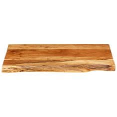 Vidaxl Površina za kopalniško toaletno mizo trdna akacija 80x52x3,8 cm