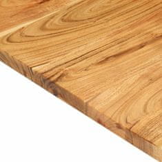 Vidaxl Površina za kopalniško toaletno mizo trdna akacija 58x52x2,5 cm