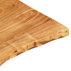 Vidaxl Površina za kopalniško toaletno mizo trdna akacija 58x52x2,5 cm