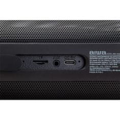 AIWA BST-650BK prenosni zvočnik, Bluetooth, True Wireless Stereo, črn