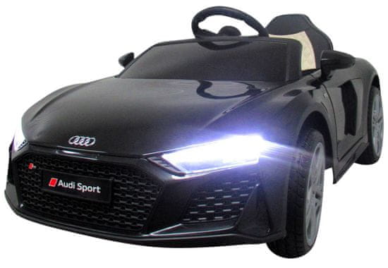Audi R8 Športni črni avtomobil na baterije EVA usnjeni pilot