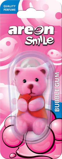 Areon Smile Bubble Gum osvežilec za avto, medvedek