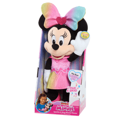 Alltoys Pojoča plišastka Minnie Mouse v svetleči obleki