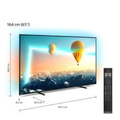 Philips 65PUS8007/12 4K UHD DLED televizor, Android OS, Ambilight