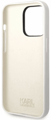 Karl Lagerfeld Choupette ovitek za iPhone 14 Pro Max, silikonski, bel (KLHCP14XSSKCW)