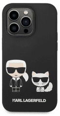 Karl Lagerfeld Choupette ovitek za iPhone 14 Pro Max, silikonski, črn (KLHCP14XSSKCK)