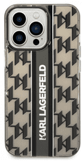 Karl Lagerfeld Mono ovitek za iPhone 14 Pro Max, črn (KLHCP14XHKLSPCK)