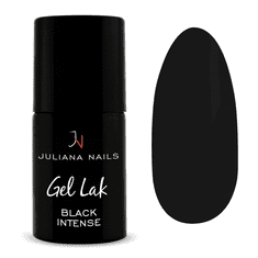 Juliana Nails Gel Lak Black Intense črna No.508 6ml