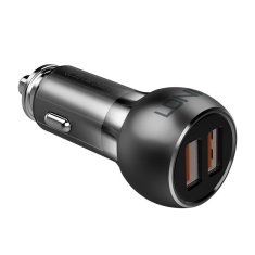 LDNIO C503Q avtomobilski polnilec, 2x USB, QC 3.0, 36 W (črn)