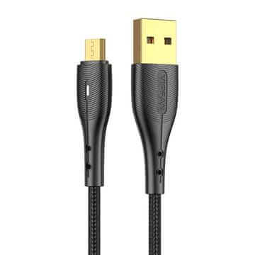 slomart Kabel USB-Micro USB Nano Gold X07, 3A, 1,2 m (črn)