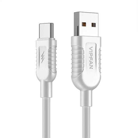 slomart Kabel USB na USB-C X04, 5A, 1,2 m (bel)