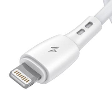 slomart Kabel USB Lightning Racing X05, 3A, 1m (bel)