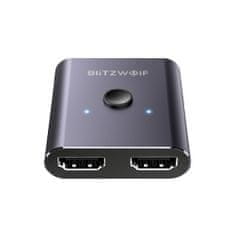 Blitzwolf BW-HDC2 2x1 HDMI stikalo / stikalo, 4K (črno)