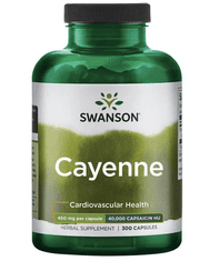 Swanson Cayenne, 450 mg, 300 kapsul