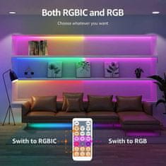 Lepro 5m Set LED trak RGB samolepilni 150 LED SMD 5050 glasbeni