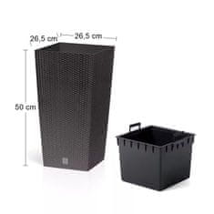 nabbi Plastični lonec DRTS265 26,5 cm - rjav