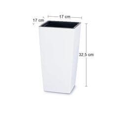 nabbi Plastični cvetlični lonec DURS170 17 cm - bel