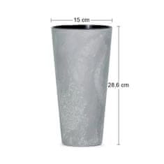 nabbi Plastični cvetlični lonec DTUS150E 15 cm - sivi beton