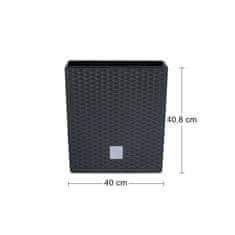 nabbi Plastični lonec DRTS400L 40 cm - antracit