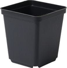 Cvetlični lonček - posoda, trda plastika 7x7x8 cm - 10 kosov