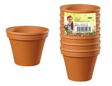 Cvetlični lonec KLASIK NATUR keramični d5/6x5cm 7ks