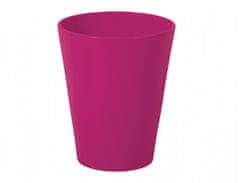 Calypso Pokrov za cvetlični lonec ORCHID keramični sijaj d13x16cm. temno roza