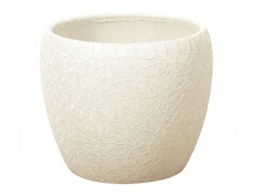 Luna Pokrov za cvetlični lonec ISLAND BARANDE keramika mat d16x14cm