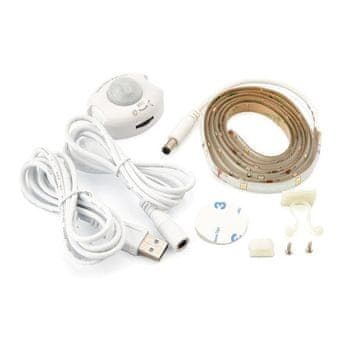 Muller-Licht Set 120cm LED trak bel 3000K IP44 USB + senzor gibanja