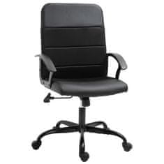 VINSETTO ergonomski oblazinjeni pisarniški stol z nastavljivo višino v tkanini
črna 60x64x99-107cm