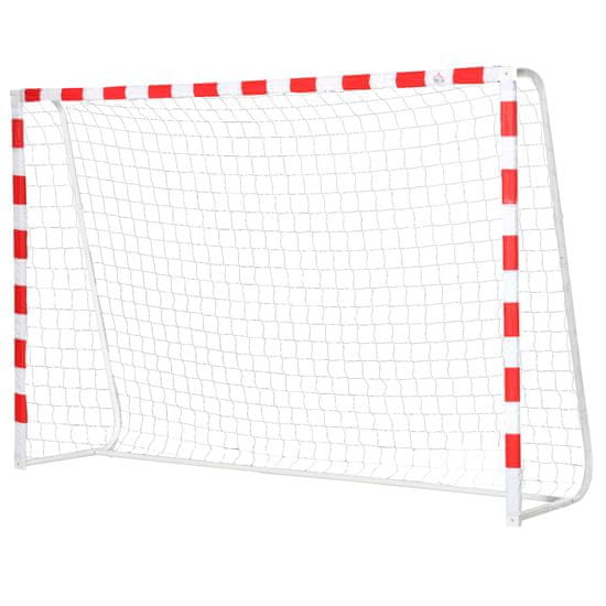 HOMCOM HOMCOM Nogometna mreža, plastični nogometni gol iz PE za odrasle in otroke, 302x83x201cm