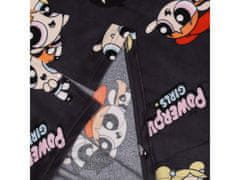 sarcia.eu The Powerpuff Girls Grafitna ženska pižama z dolgimi rokavi, topla, s kapuco XS