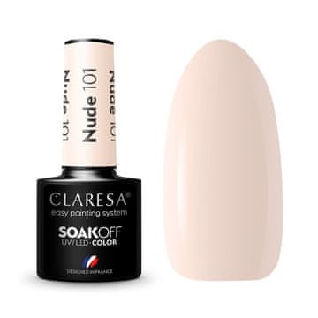 Claresa Claresa Nude 101 hibridni lak za nohte 5 g