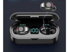 Malatec 2v1 Bluetooth brezžične slušalke in power bank LCD
