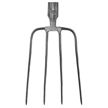 Strend Vilice 4 zobje iz kovanega komaksita brez ročaja