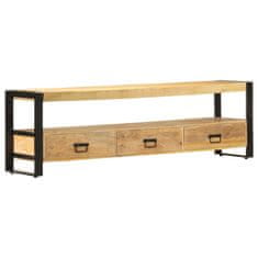 Greatstore TV omarica 150x30x45 cm trden mangov les