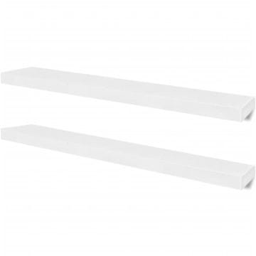 Vidaxl Stenske police 4 kosi 100 cm bele barve