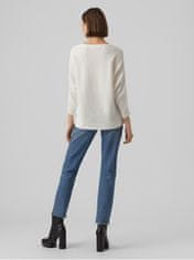 Vero Moda Ženski pulover VMNORA 10281013 White (Velikost L)