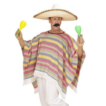 Widmann Pustni Kostum Pončo za Mehičana Delux