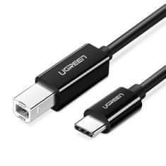 Ugreen USB 2.0 C-B US241 tiskalniški kabel 2 m (črn)