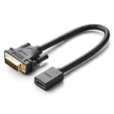 Ugreen Adapter DVI na HDMI 20118, 15 cm (črn)