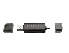 Blitzwolf Čitalnik kartic SD USB-C / USB-A BW-CR1