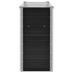 Vidaxl Visoka greda antracitna 100x40x77 cm pocinkano jeklo