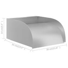 Vidaxl Slap 30x34x14 cm nerjaveče jeklo 304