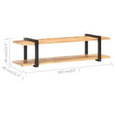 Vidaxl TV omarica 160x40x40 cm trden robusten mangov les