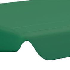 Vidaxl Streha za vrtno gugalnico zelena 188/168x145/110 cm