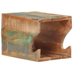 Vidaxl Stensko stojalo za kolo 35x25x25 cm trden predelan les
